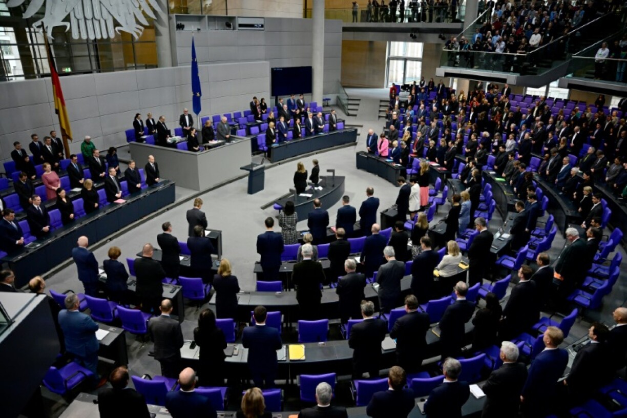 Members of parliament observed a minute of silence for the victims of the deadly attack on a Christmas market in Magdeburg