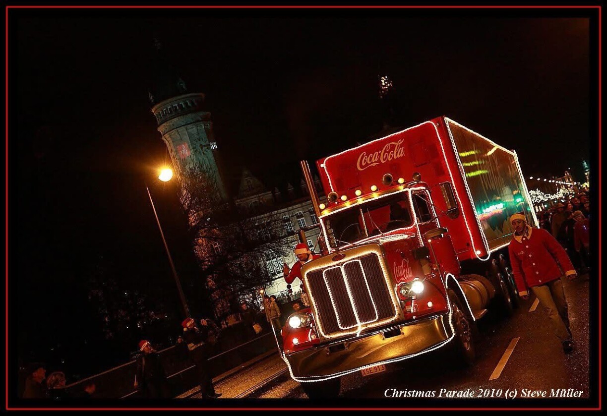 Eng Foto vum Steve Müller vum Truck aus dem Joer 2010.