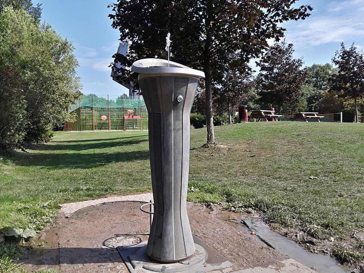 La fontaine située au parc Kaltreis est celle qui a eu le plus de succès en 2018.