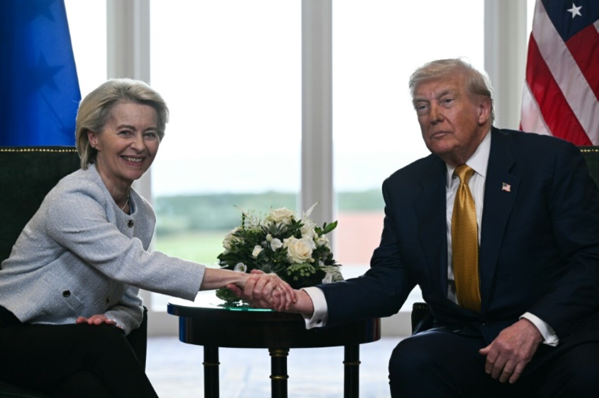US President Donald Trump and EU chief Ursula von der Leyen agreed on a trade deal