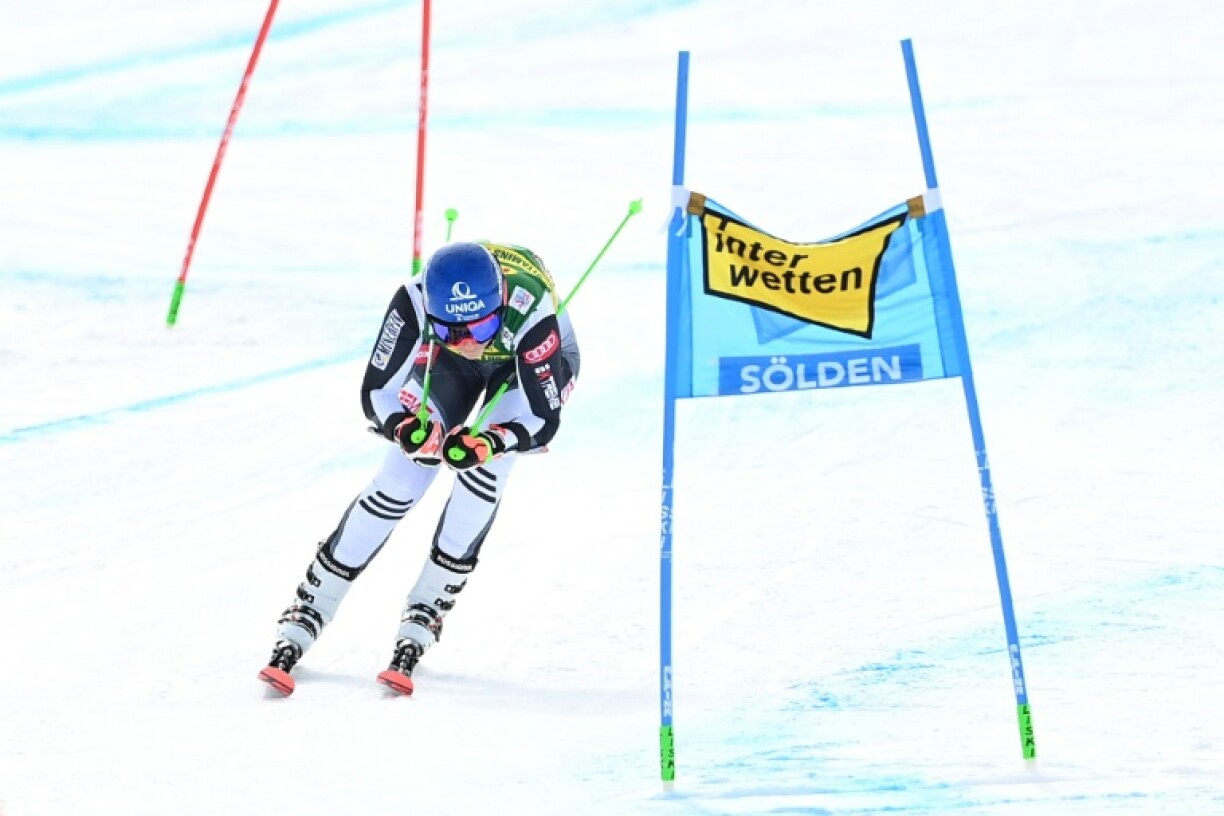 La Slovaque Petra Vlhova lors du slalom géant à Sölden (Autriche) le 17 octobre 2020