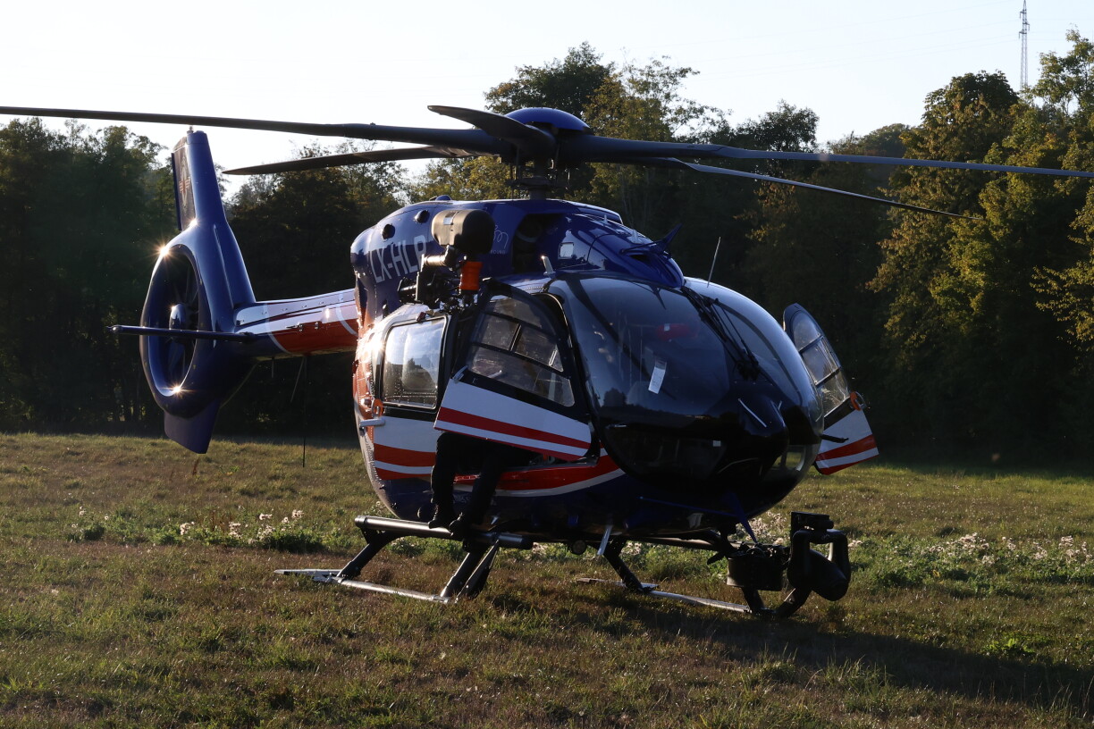 D'Air Rescue war op d'Plaz geruff ginn.