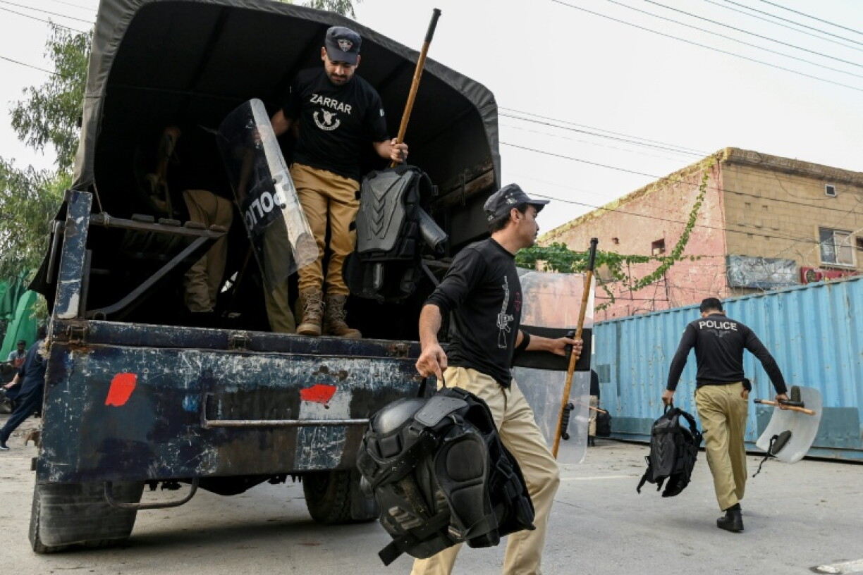 Security was out in force in Peshawar, the provincial capital, the day of the emergency declaration with large numbers of security personnel deployed around the chief minister's residence, an AFP reporter said