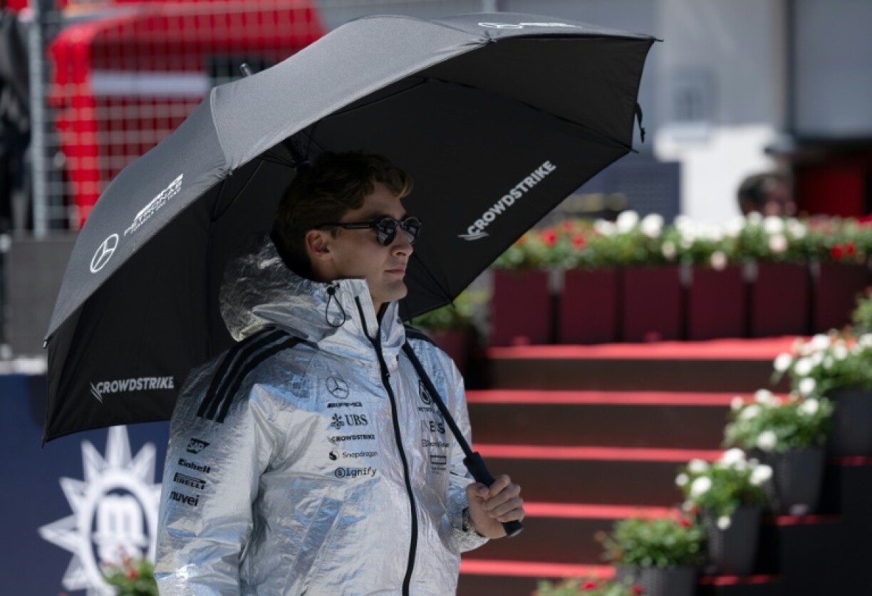 Mercedes' British driver George Russell is fourth in the Formula One drivers standings, nine points behind rival Max Verstappen