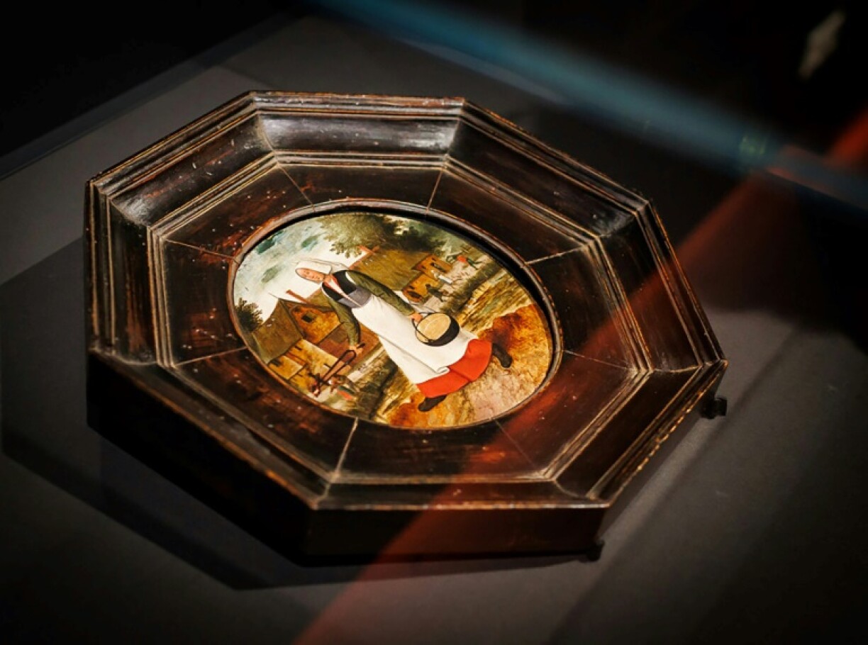 This undated handout photo published by the Gouda Museum on June 12, 2024, and obtained on March 2, 2025, shows the painting entitled