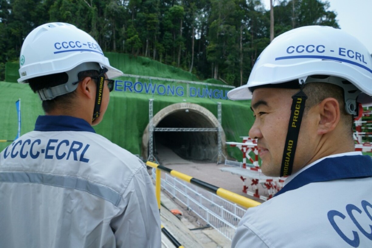 The China-backed East Coast Rail Link under construction in Malaysia in 2019. China is poised to gain influence over Southeast Asia's development as Western donors slash aid, a Lowy Institute study says