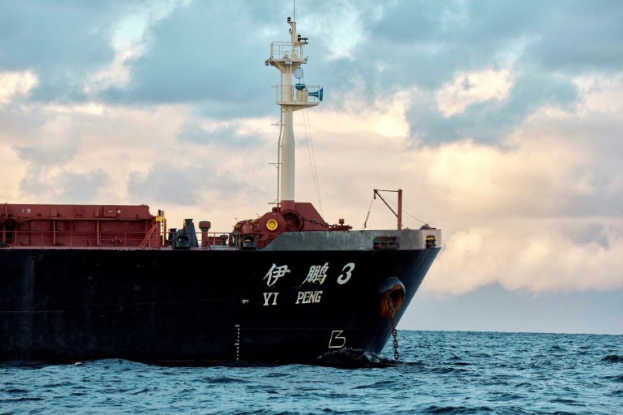 The Yi Peng 3 has remained anchored in the international waters of the Kattegat strait between Sweden and Denmark since November 19