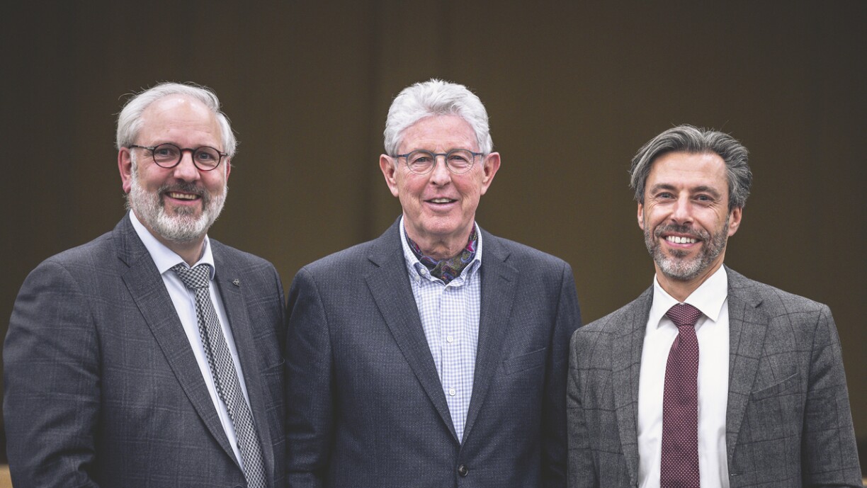 Vu lénks no riets: Den Thierry Lutgen, de Paul Ensch an de Christian Erang.