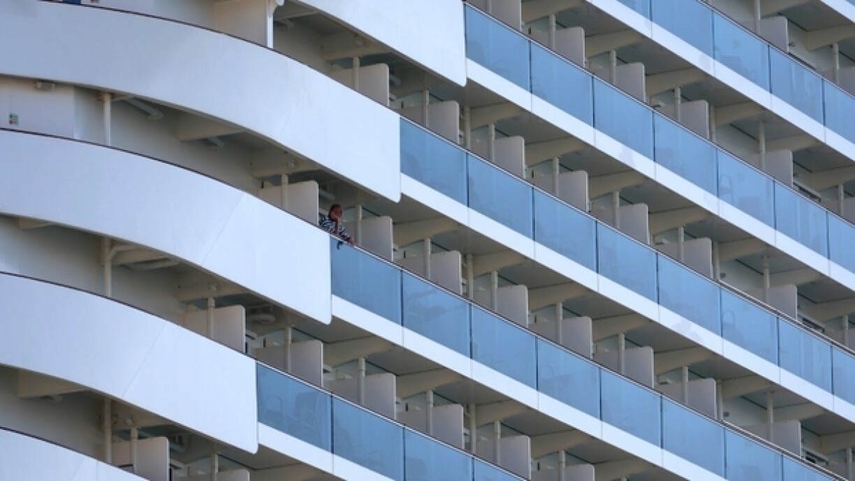 E Croisièresschëff viru Bilbao.