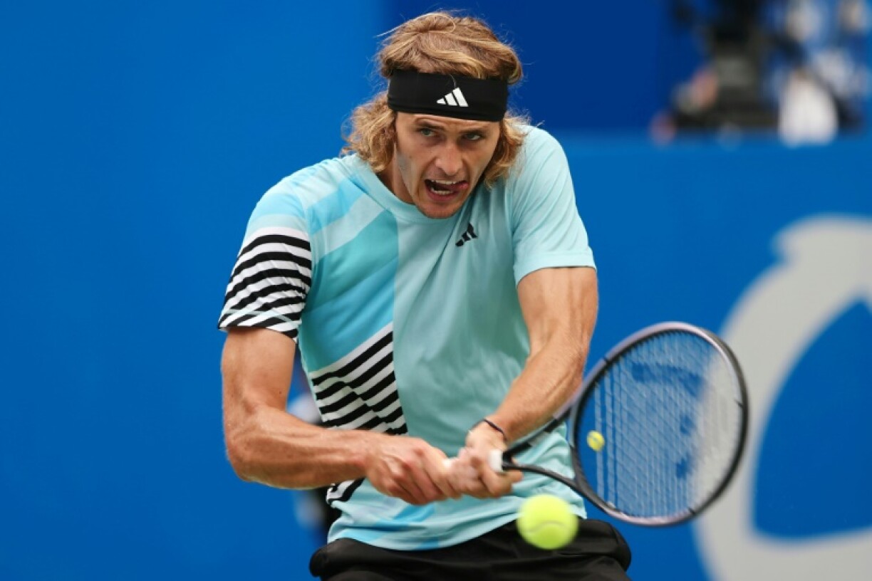 L'Allemand Alexander Zverev lors du tournoi ATP 250 de Chengdu en Chine, le 24 septembre 2023
