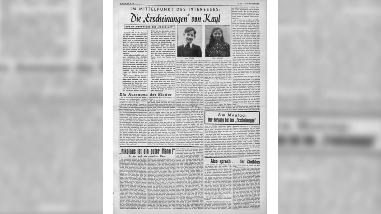 D'Tageblatt hat deemools iwwer d'"Erscheinungen" bericht.