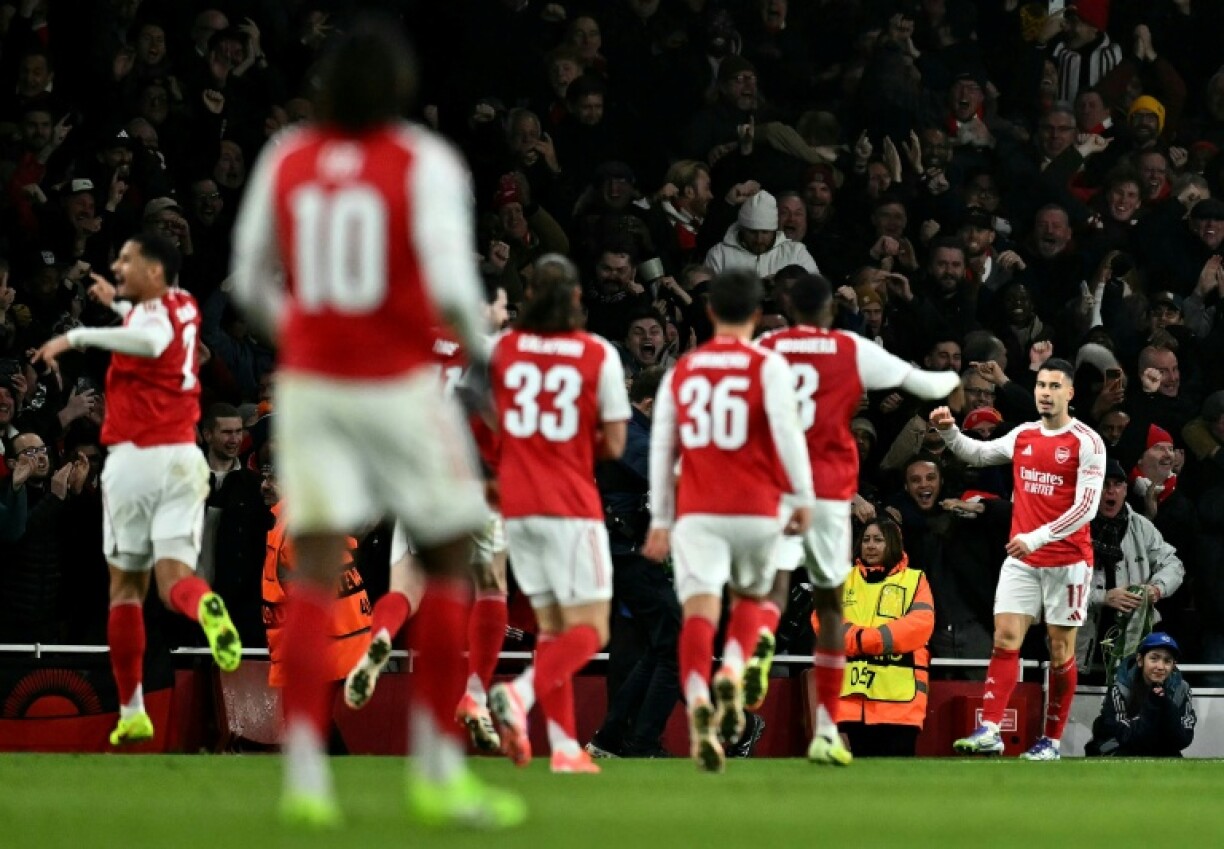 Arsenal are six points clear at the top of the Premier League