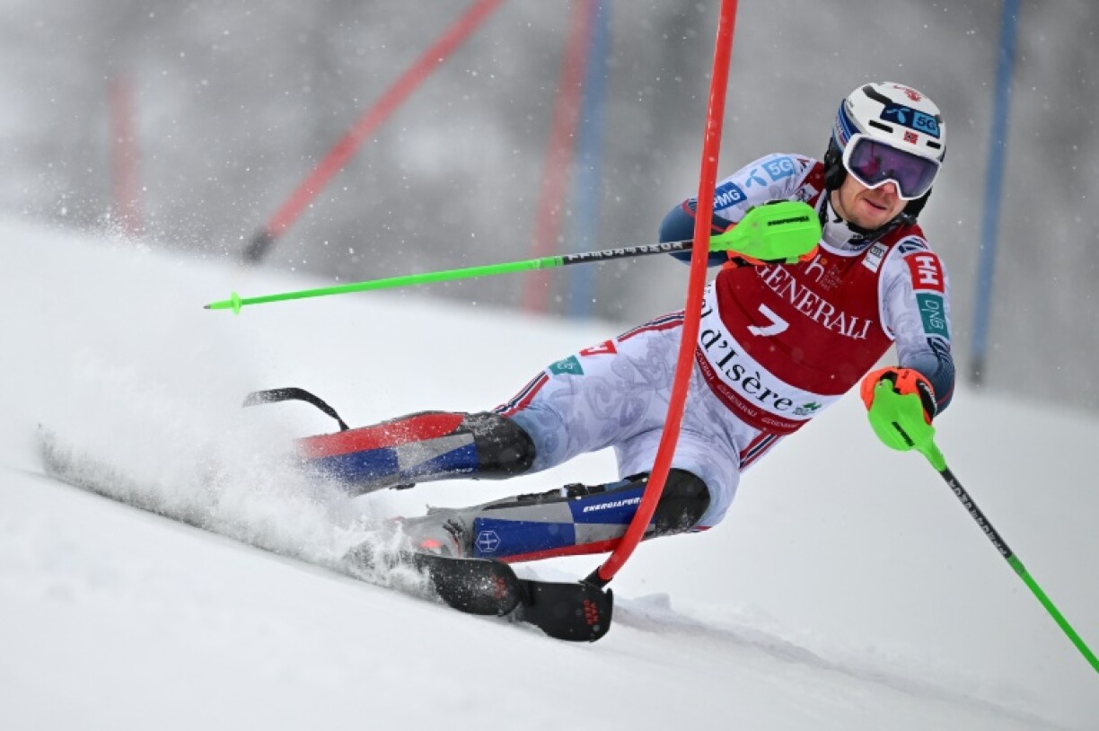 Henrik Kristoffersen won the men's World Cup slalom at Val-d'Isere