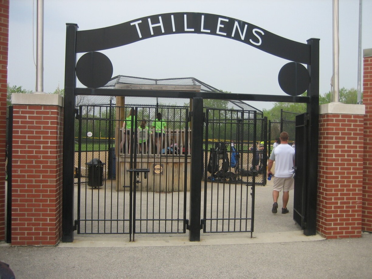 Entrance to Thillens Stadium.