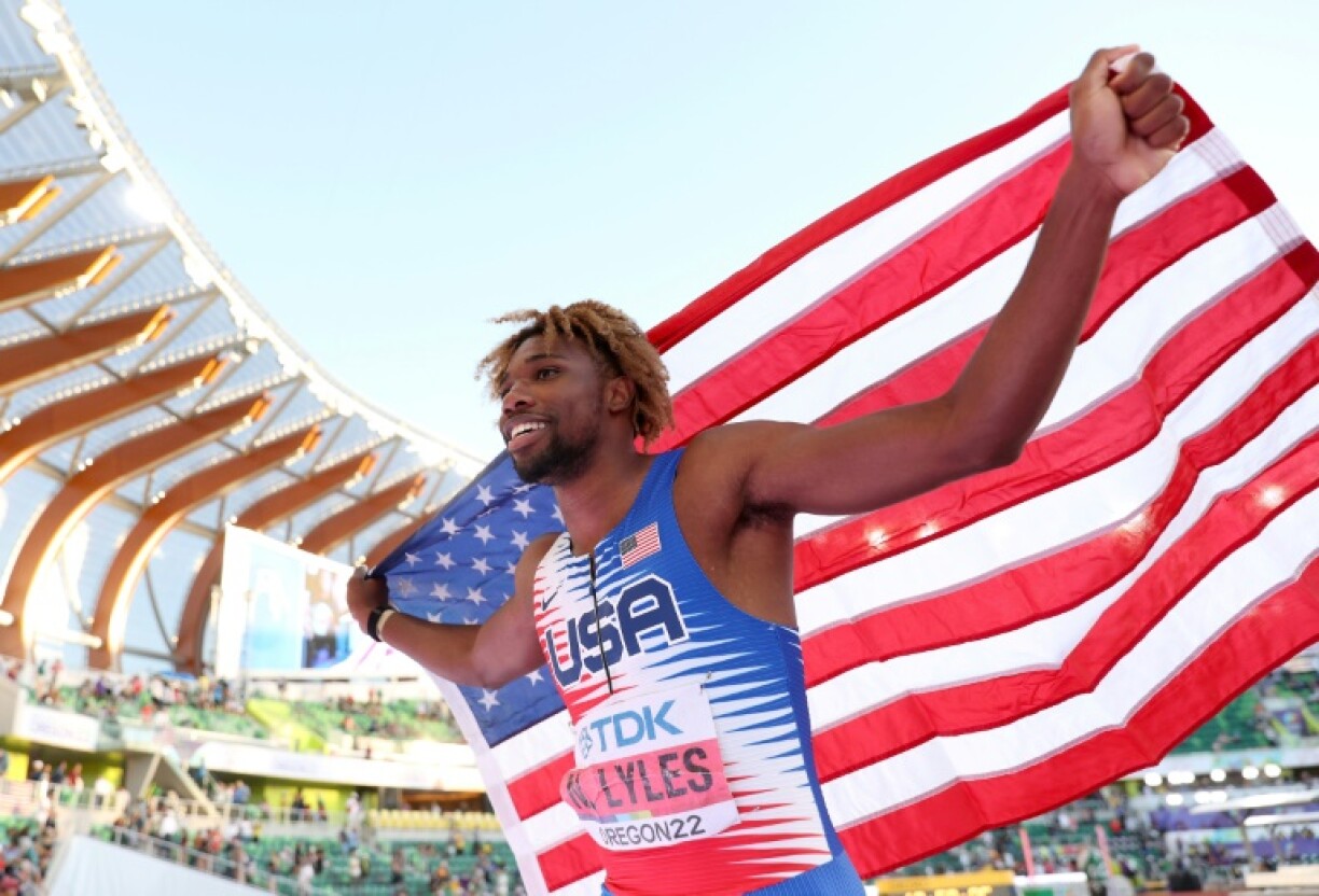 US sprinter Noah Lyles
