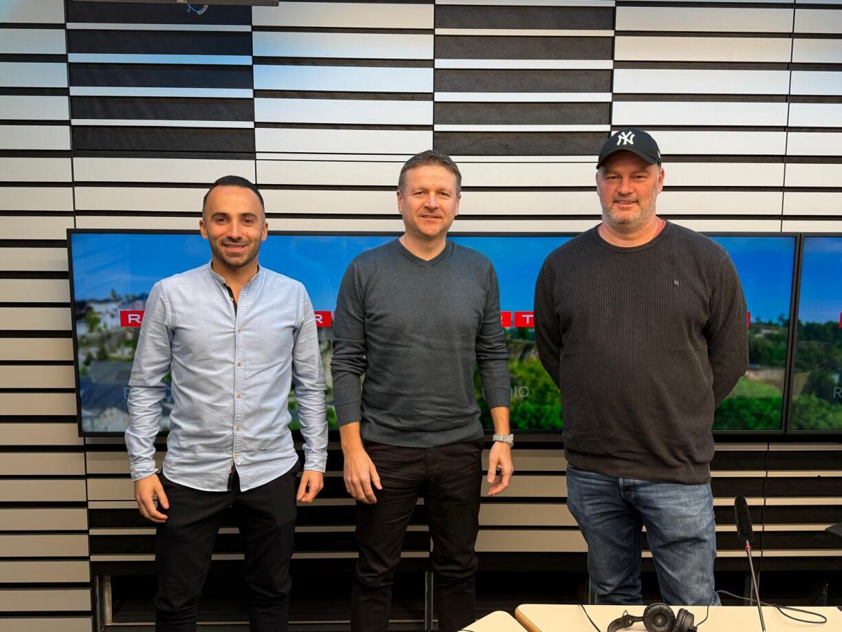 V.l.n.r. Jasmin Sabotic, Marc Mouton, Eric Schmidt.