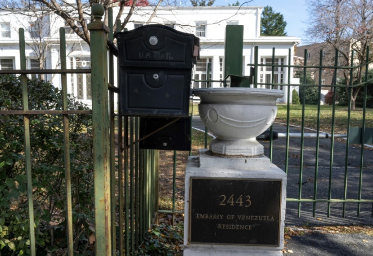 The Venezuelan Embassy in Washington is one of several buildngs the State Department oversees because relations have been severed