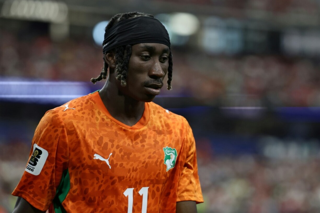 L'international ivoirien Yan Diomandé, qui vient de signer au Real Madrid, lors de la Coupe du monde le 30 juin 2026 à Arlington à l'occasion du match Côte d'Ivoire-Norvège