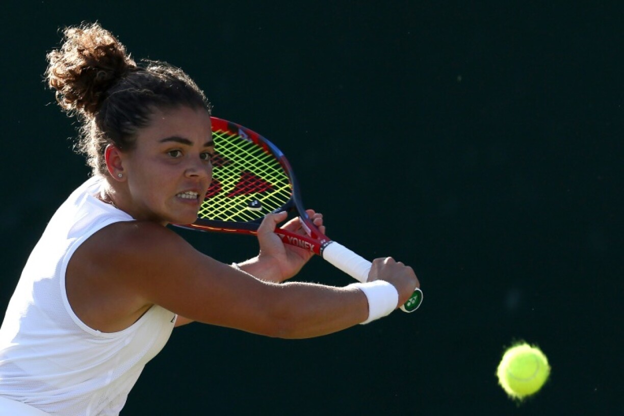 Italy's Jasmine Paolini crashed out of Wimbledon on Wednesday