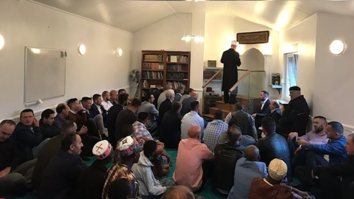 Mardi matin à la mosquée de Wiltz.