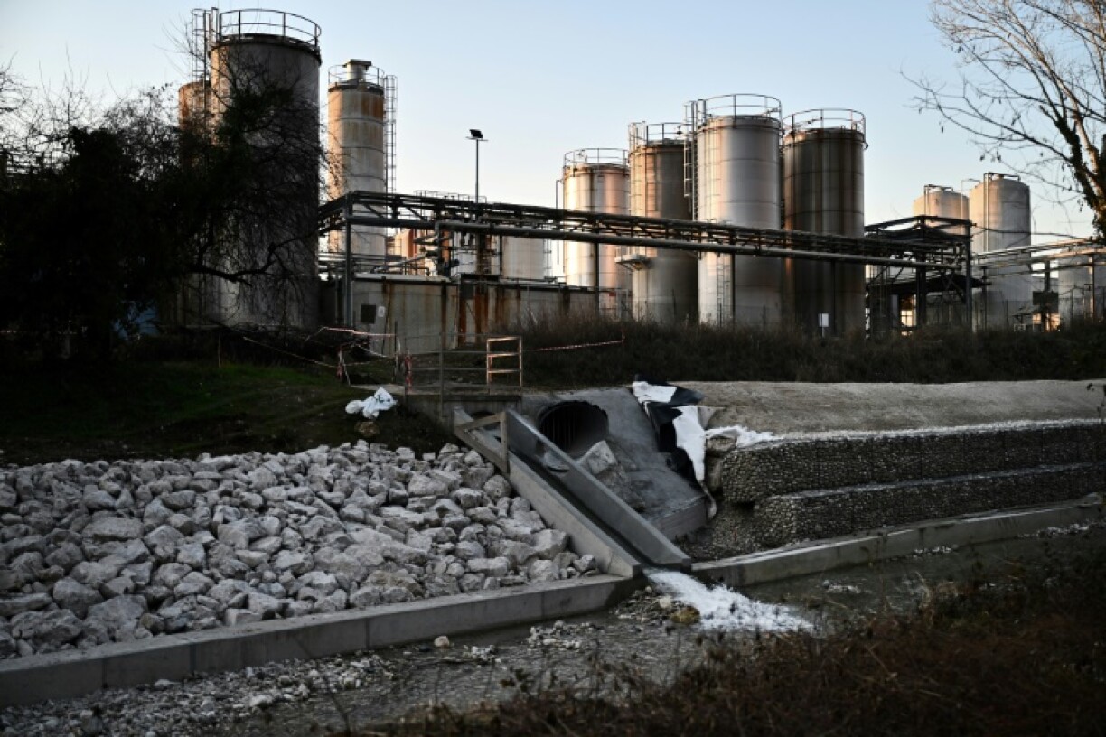 The now-shuttered Miteni factory suspected of leaking PFAS-linked wastewater