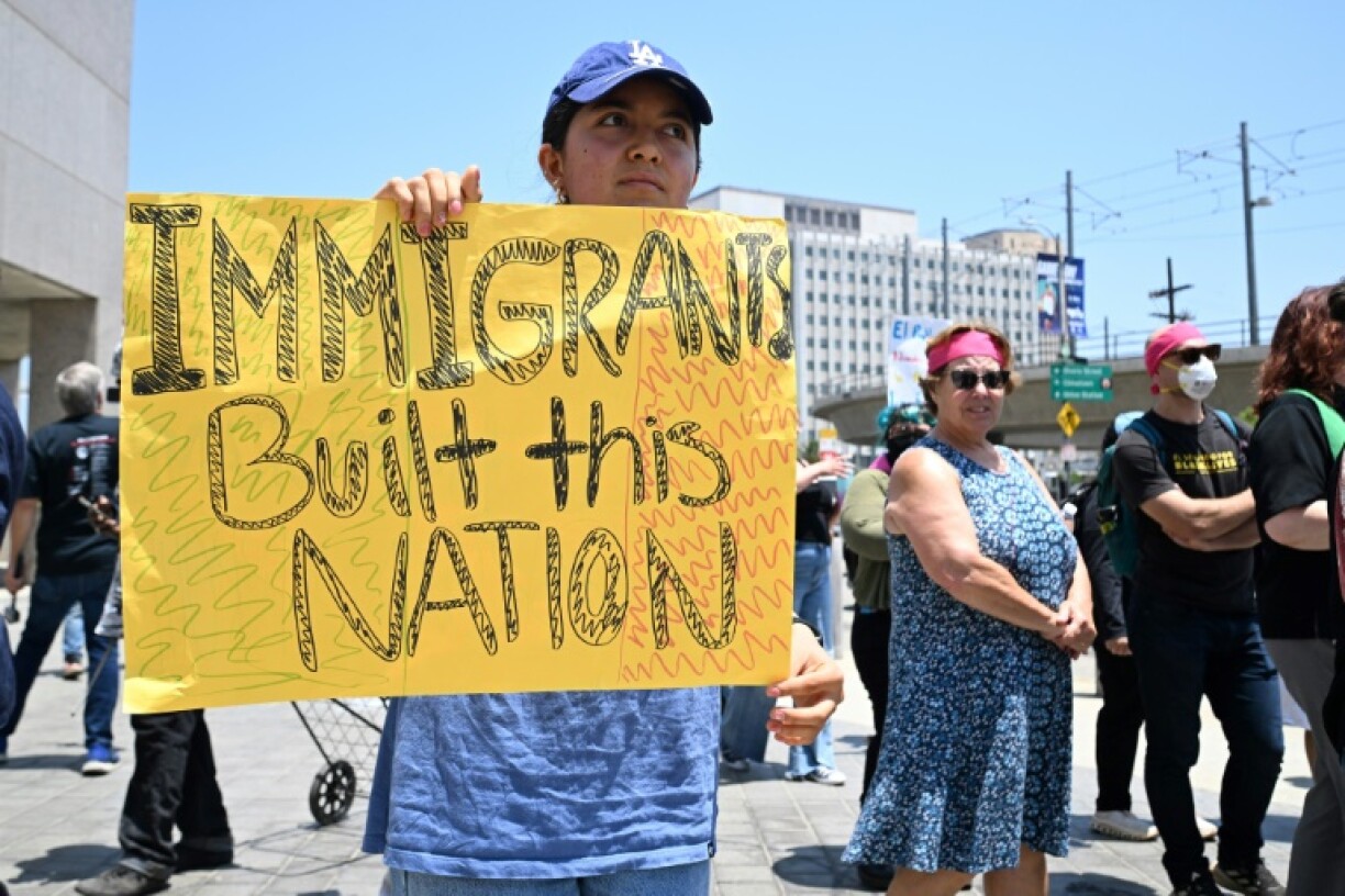 Ramped-up arrests by US immigration authorities have set off protests around the country