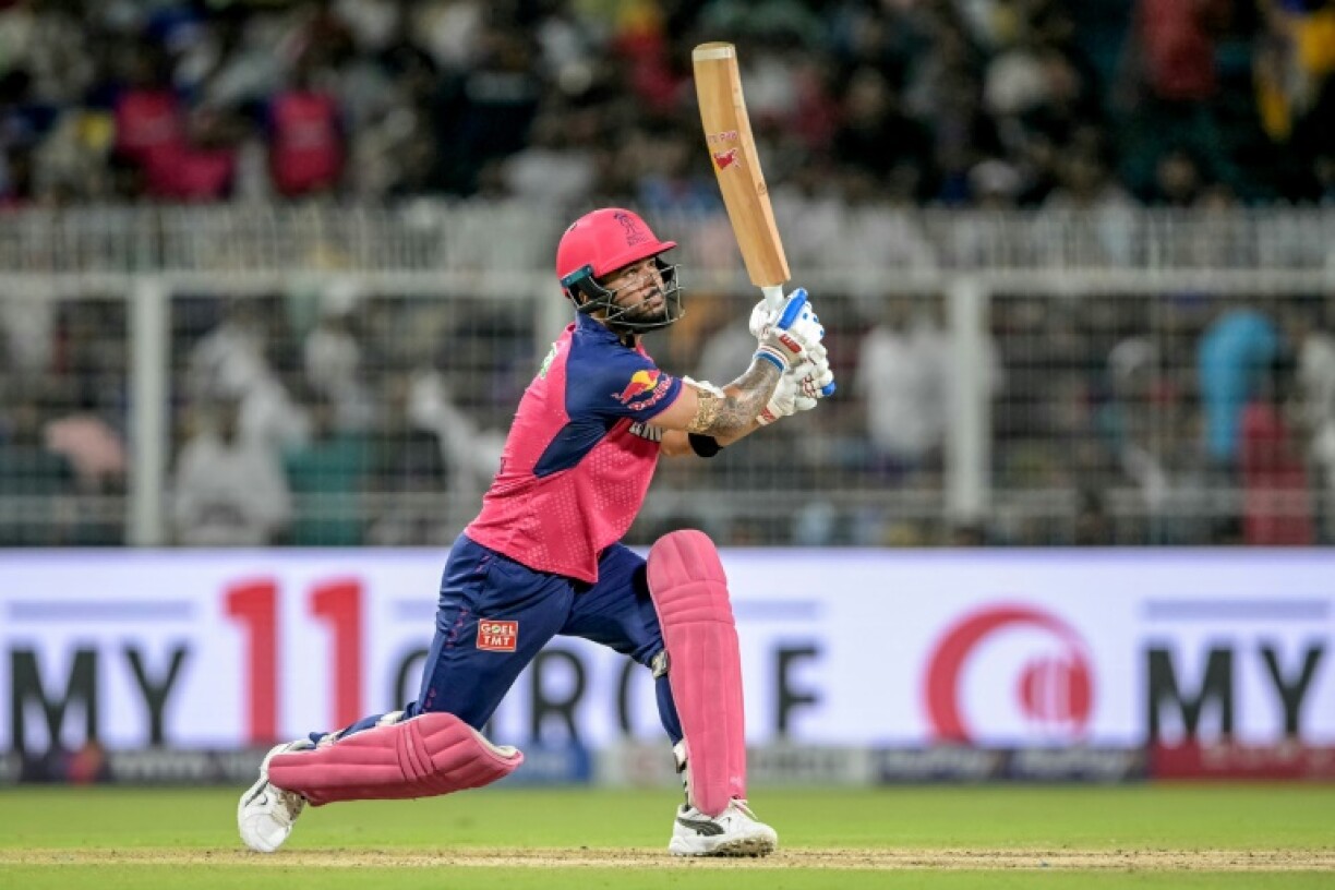 Rajasthan Royals captain Riyan Parag hit six sixes off six consecutive legitimate balls against Kolkata Knight Riders