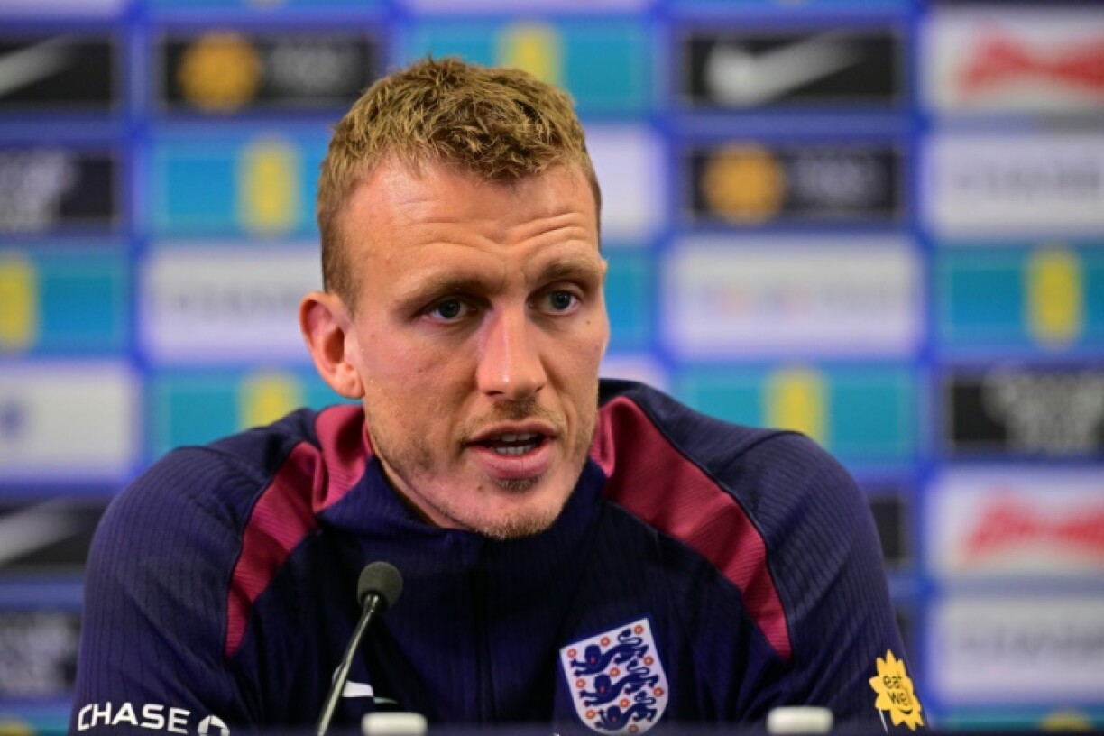 England defender Dan Burn speaks during a pre-match press conference ahead of a World Cup qualifier against Andorra at Wembley