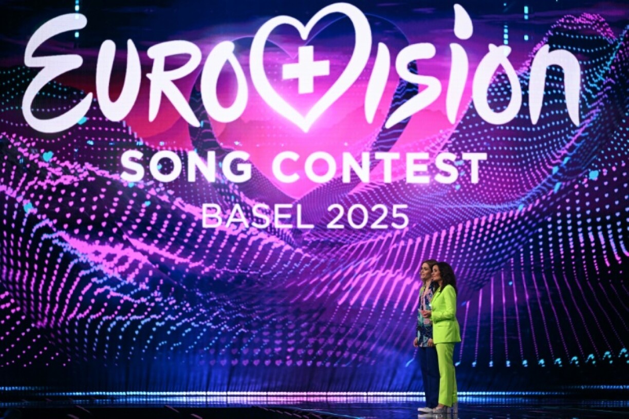 Hazel Brugger, left, and Sandra Studer are hosting the Eurovision 2025 semi-finals