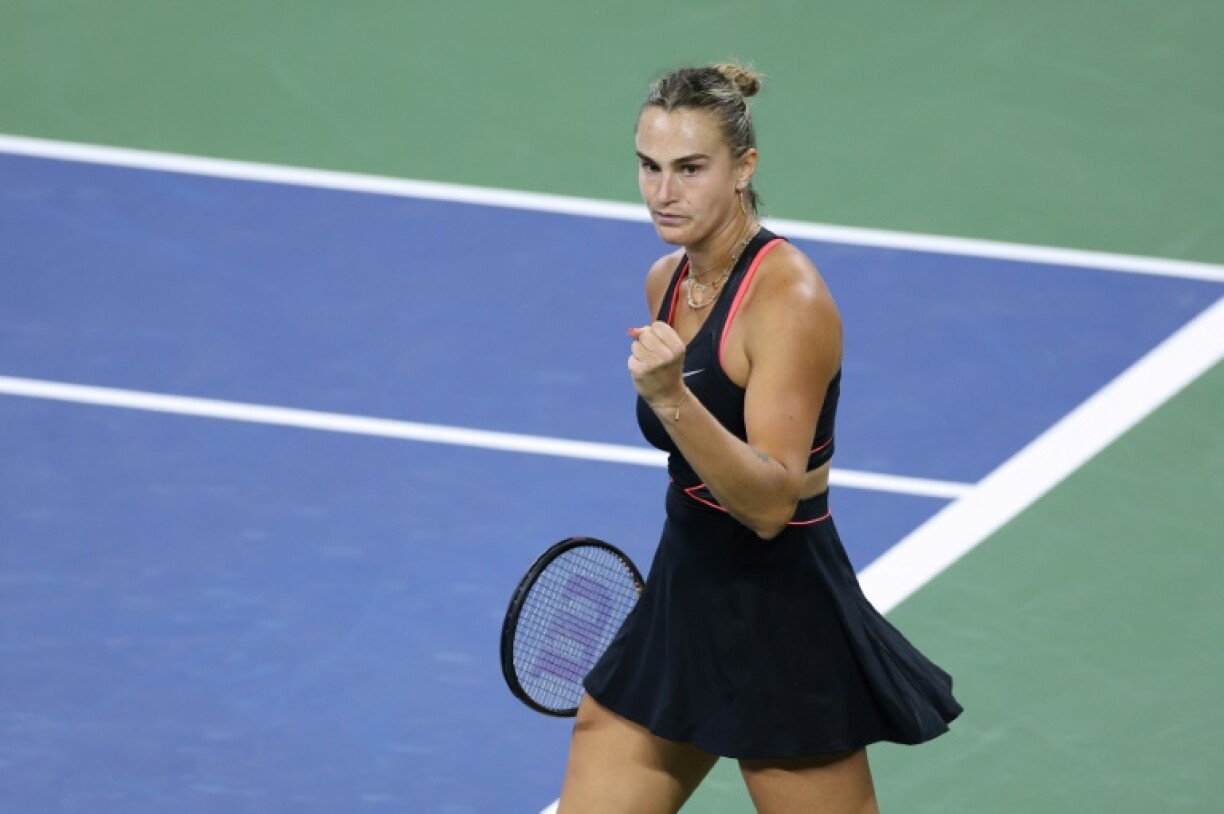 Belarus's Aryna Sabalenka extended her winning record in tie-breaks in a third round victory over Leylah Fernandez at the US Open