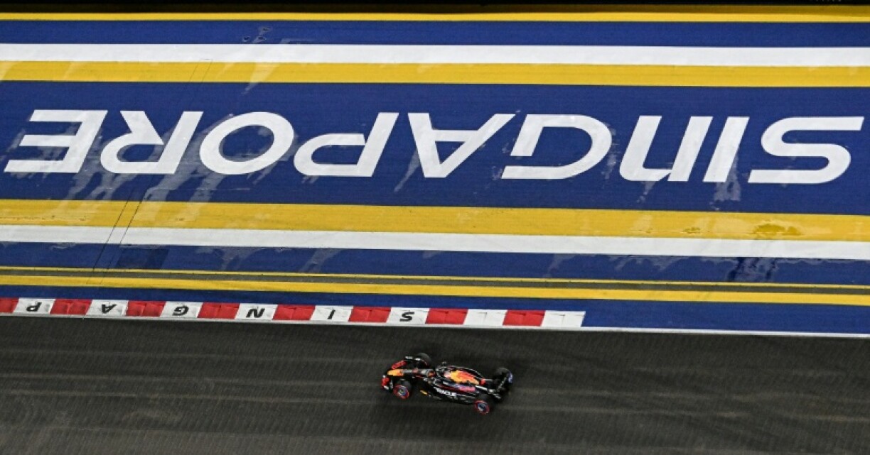 Max Verstappen drives during the Formula One Singapore Grand Prix