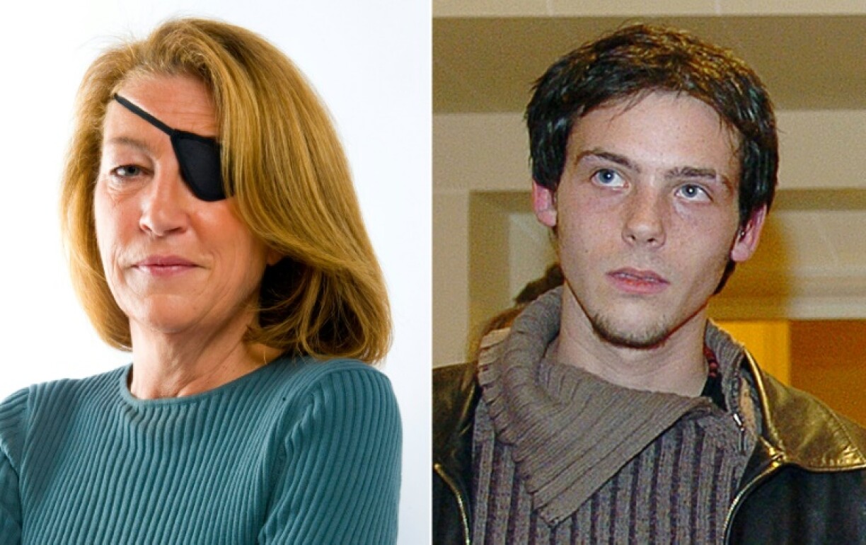 Marie Colvin (L) and Remi Ochlik (R) ere killed by an explosion in eastern Syria in what a US court later ruled was an attack that targeted journalists on the orders of the Syrian government