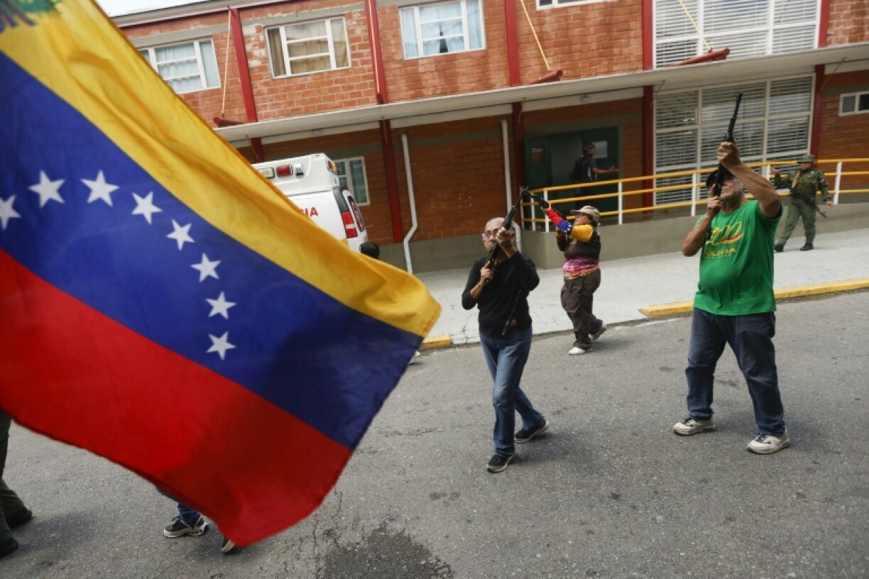 Members of the public received weapons training at various sites in Venezuela