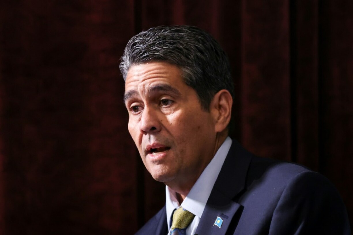 Palau President Surangel Whipps Jr, who has been asked to consider accepting asylum seekers from the United States.