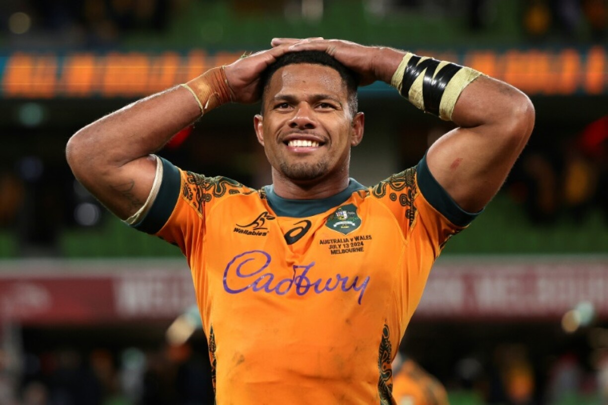 Queensland Reds' Wallabies winger Filipo Daugunu scored a last-gasp try against Western Force