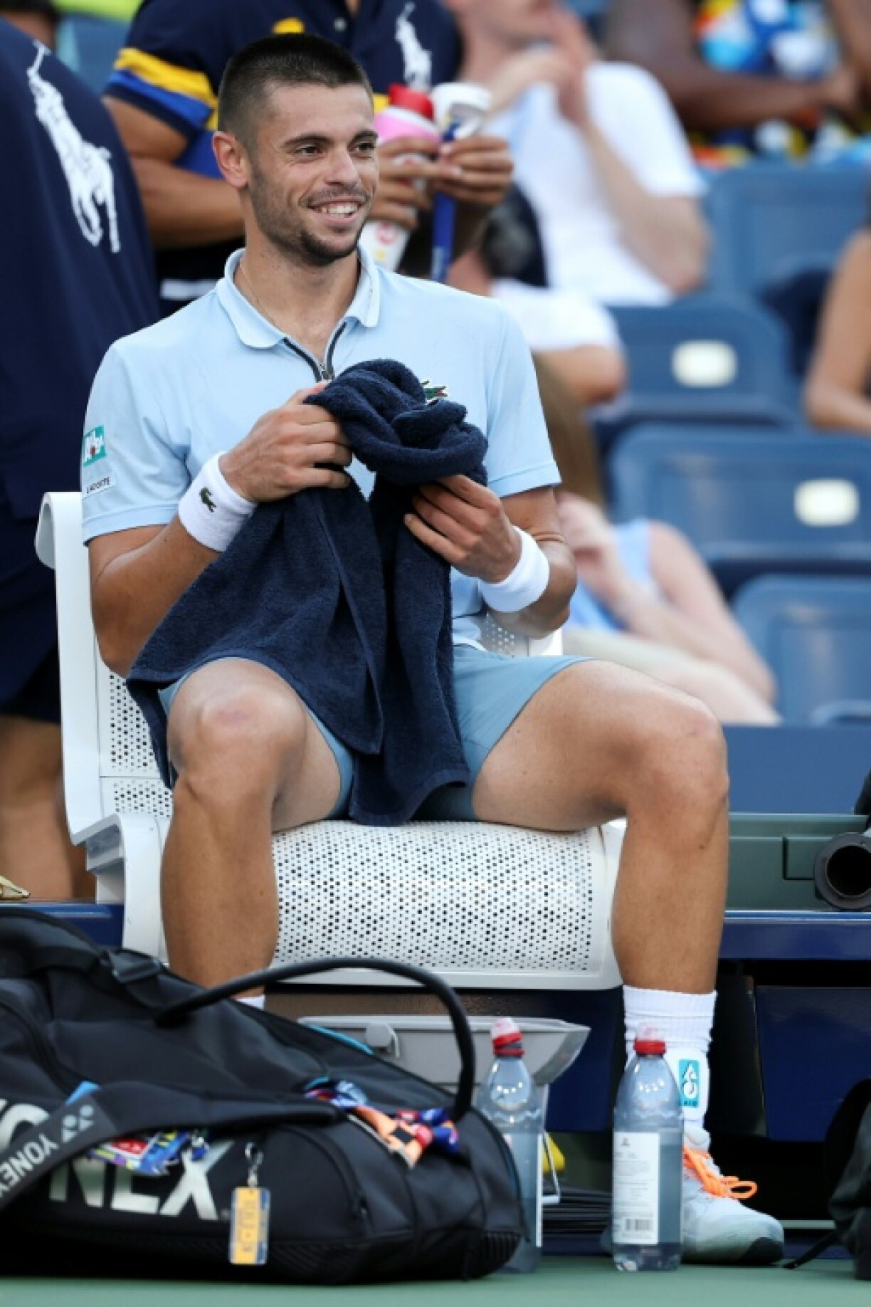 Arthur Gea durant son match du troisième tour de l'US Open contre Michael Zheng, le 5 septembre 2026 à New York
