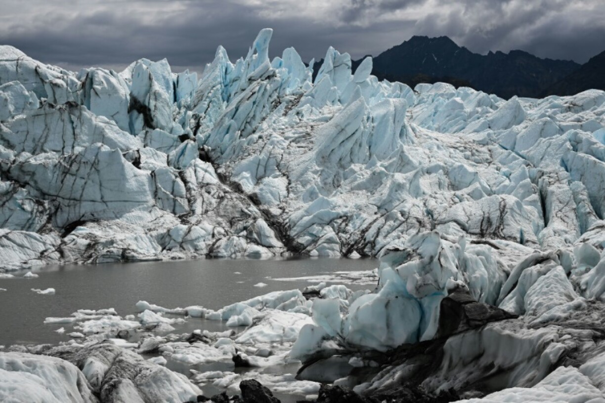 Le Glacier Matanuska d'Alaska, aux Etats-Unis, le 10 juillet 2022