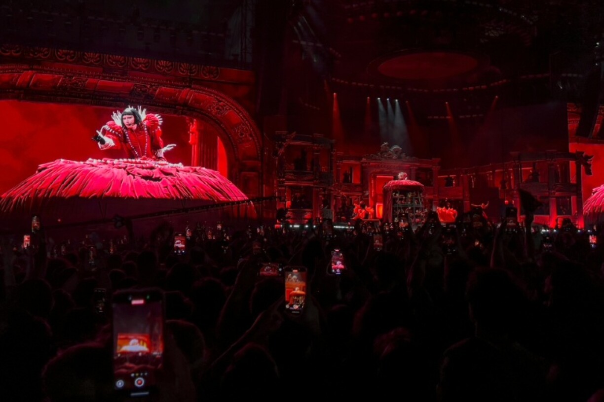 La chanteuse américaine Lady Gaga en concert à Rio de Janeiro le 3 mai 2025