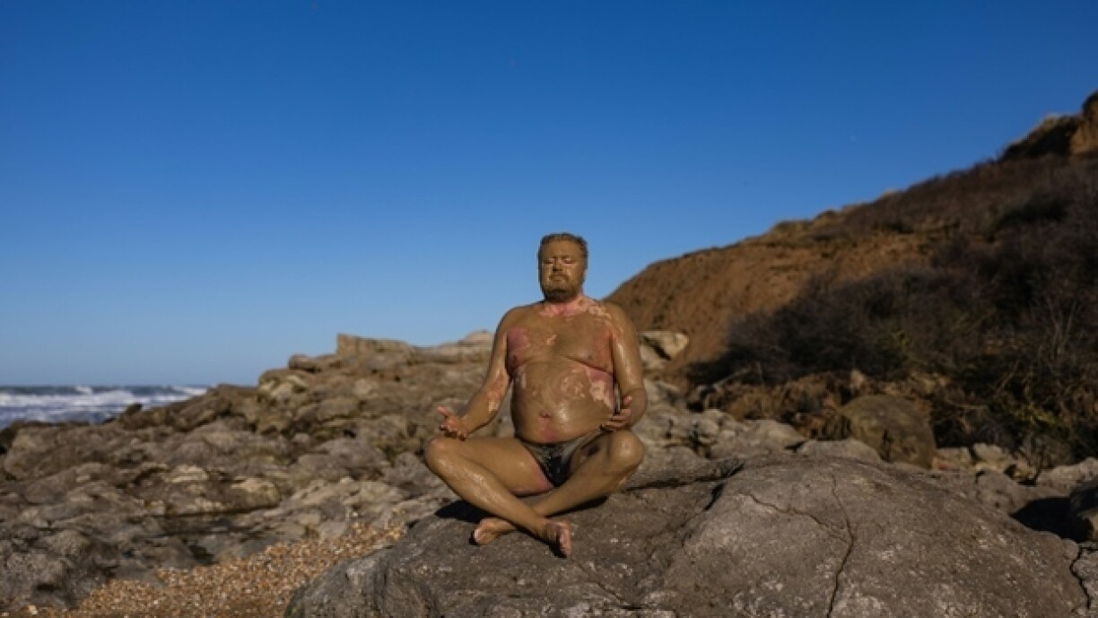 Le nageur de l'extrême Stève Stievenart, surnommé