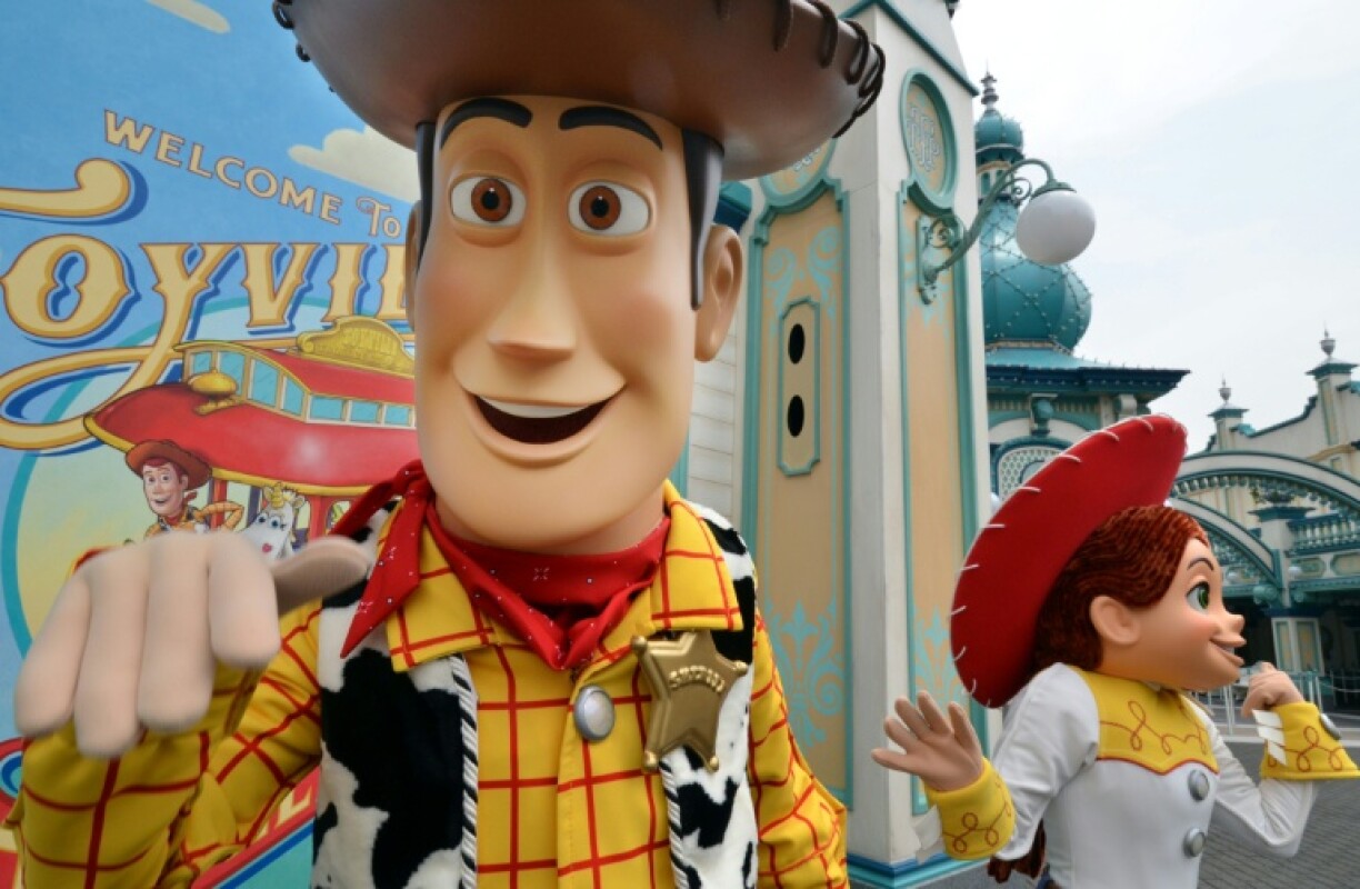 Deux personnages de la saga animée "Toy Story"