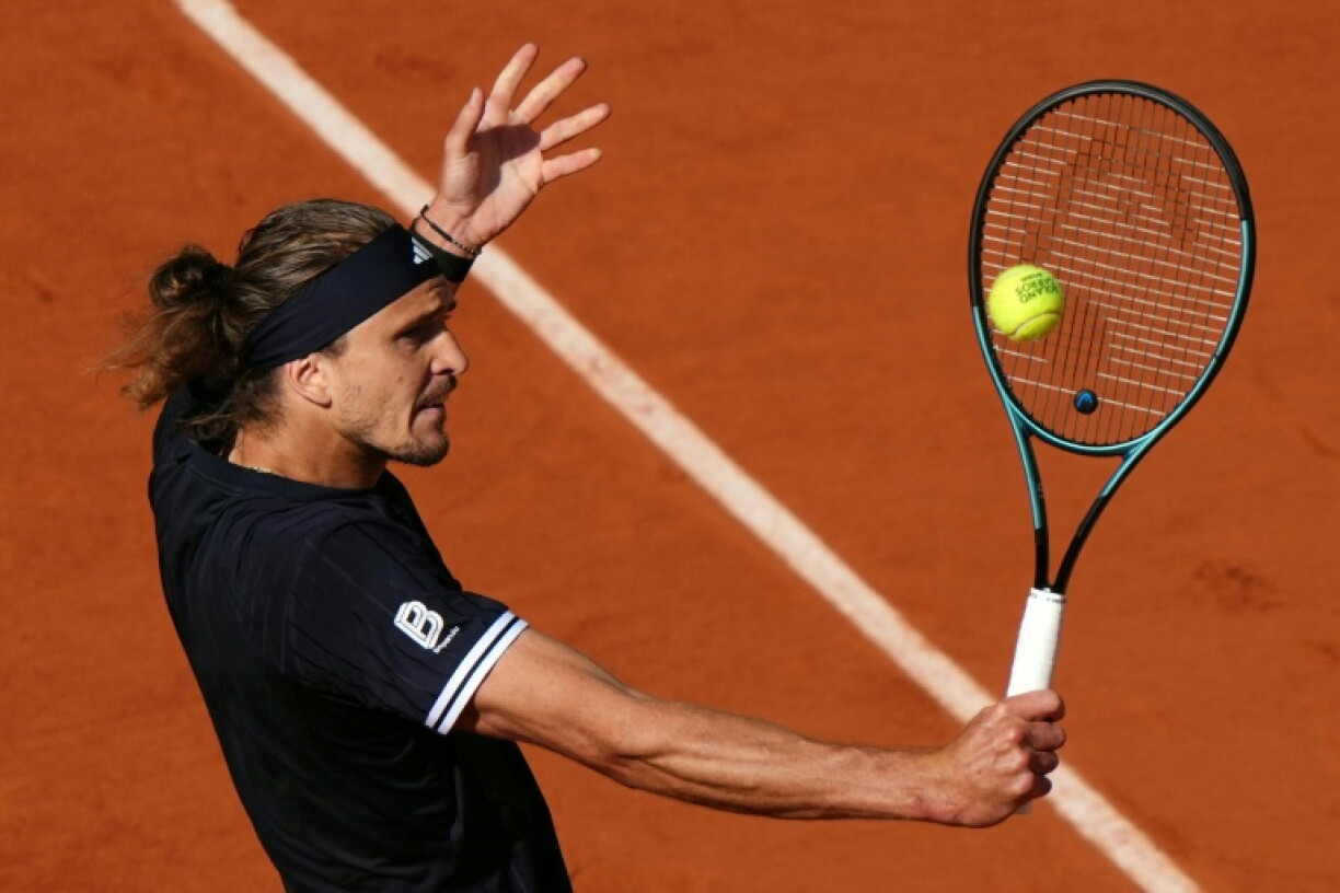 L'Allemand Alexander Zverev face au Tchèque Jakub Mensik, en demi-finales de Roland-Garros, le 5 juin 2026