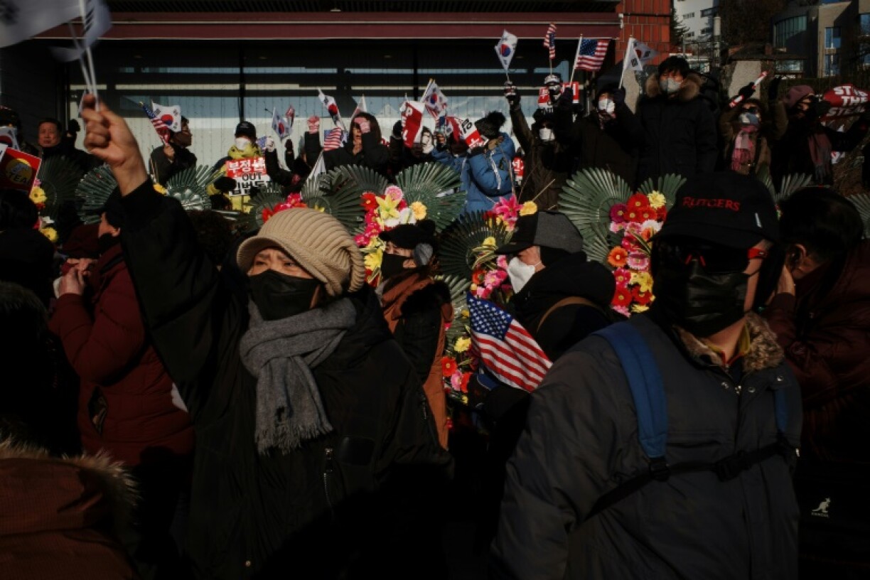 Hundreds of Yoon's supporters have rallied against his arrest, gathering near his hilltop residence in the Seoul's affluent Hannam-dong neighbourhood