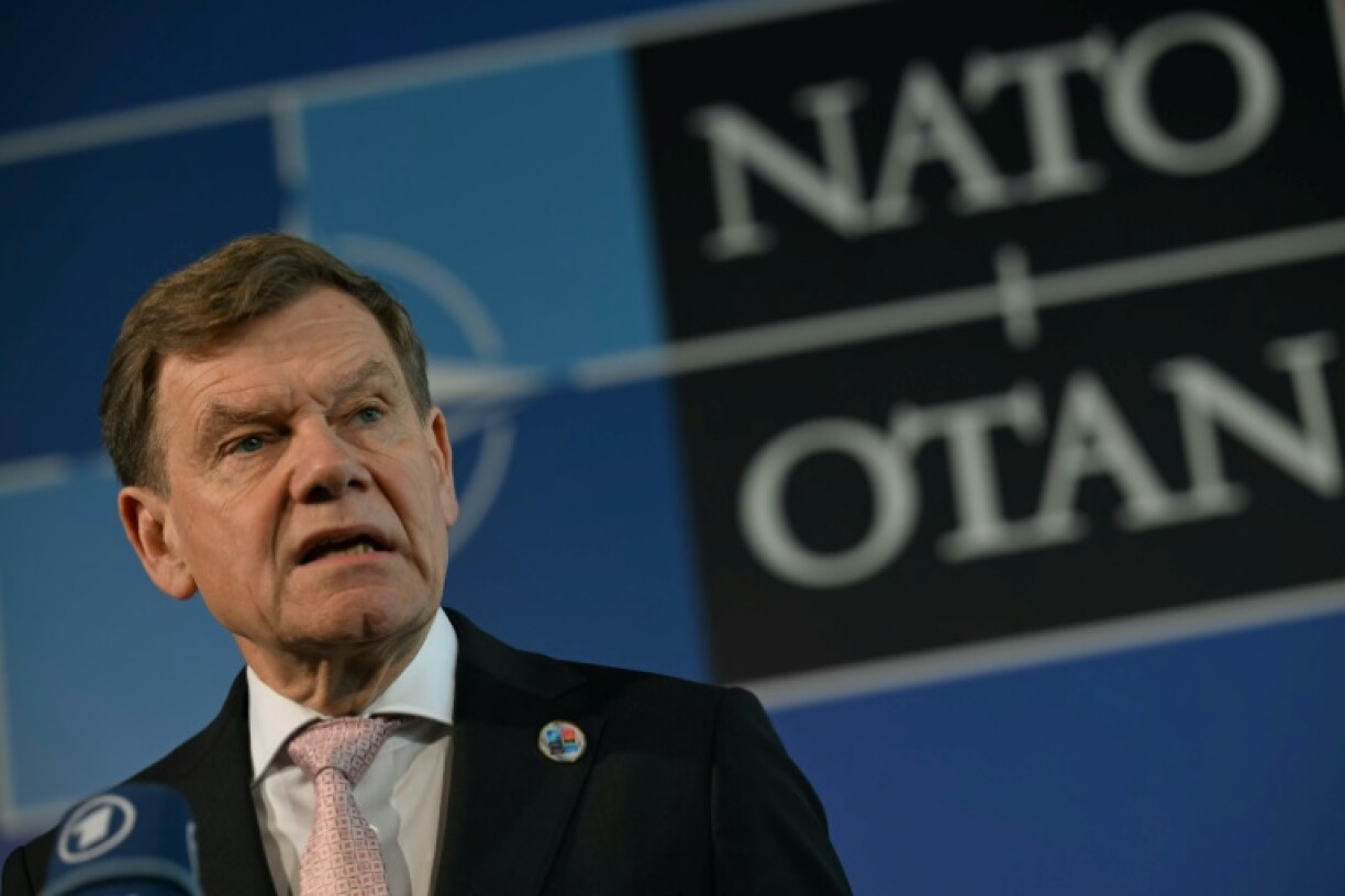 Germany's Foreign Minister Johann Wadephul speaks at a NATO meeting in Antalya, Turkey