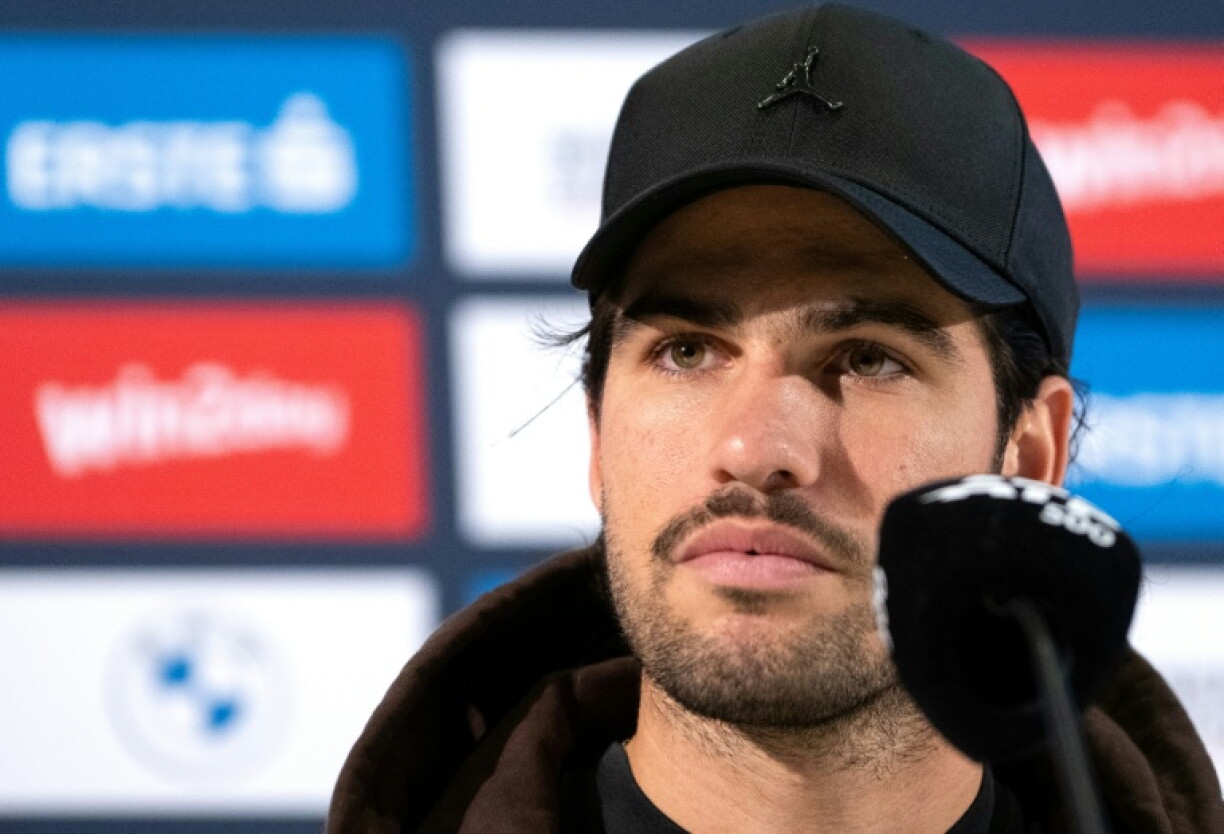 L'Espagnol Carlos Alcaraz, le 26 octobre 2026 à Vienne