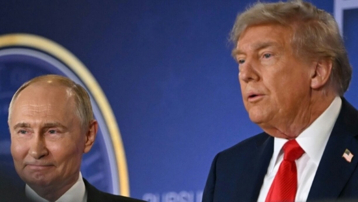 Donald Trump et Vladimir Poutine à Anchorage, en Alaska, le 15 août 2025