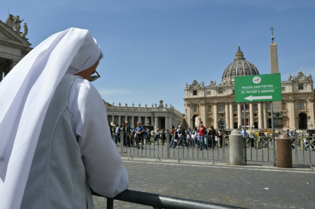 The faithful gathered at St. Peter's to remember Pope Francis after his death