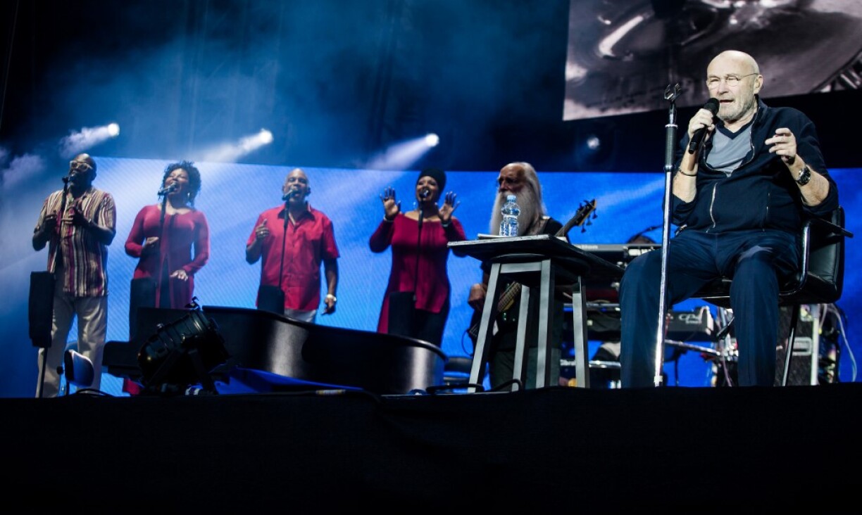 Phil Collins en concert en Allemagne en 2019.