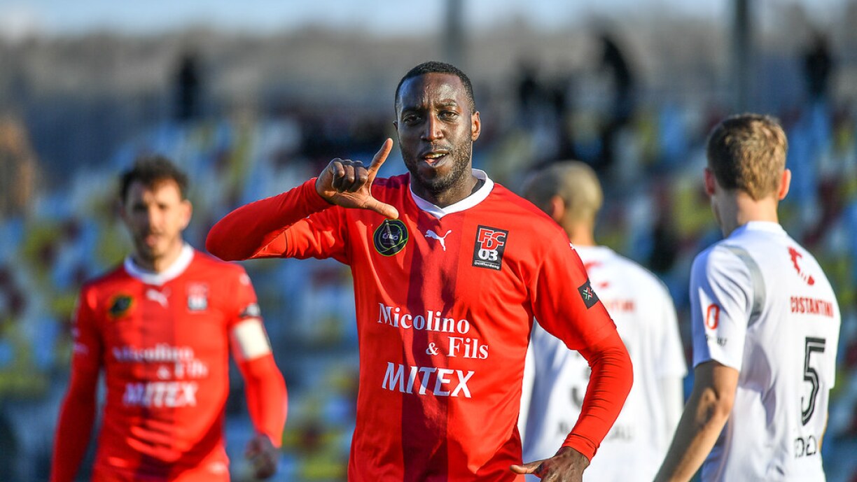Bertino Cabral a envoyé Differdange en Conference League en inscrivant deux buts face à Niederkorn.