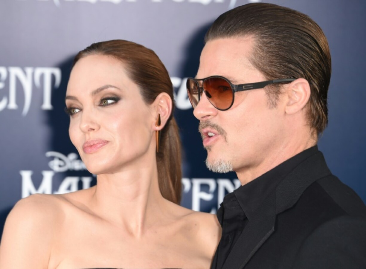Angelina Jolie et Brad Pitt, à Hollywood le 28 mai 2014