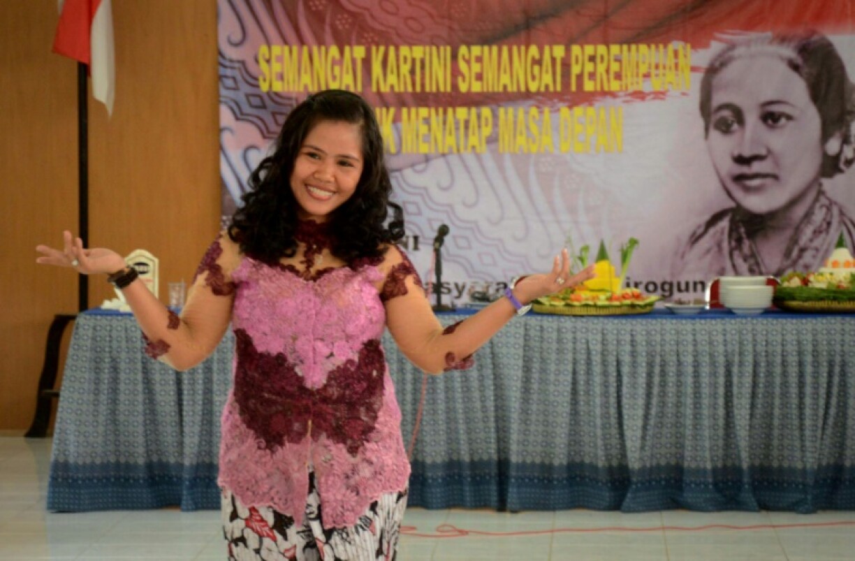 Filipina Mary Jane Veloso, a death row prisoner in Indonesia, is seen in April 21, 2015 in Yogyakarta